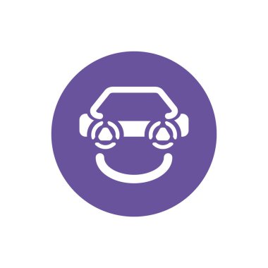 Otomobil Logosu Vektör Simgesi Şablonu İllüstrasyonu