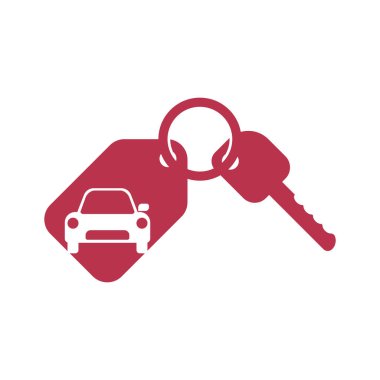 Araba Satışı veya Logo Vektör Simgesi Şablonu İllüstrasyonu