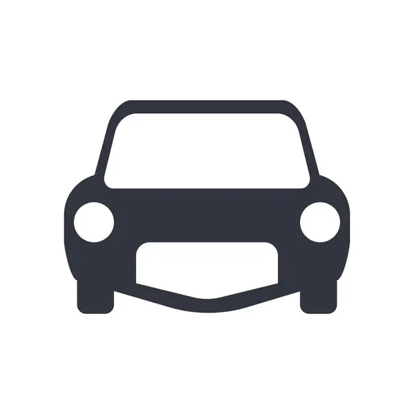 Araba Simgesi Vektör Şablonu İllüstrasyonu
