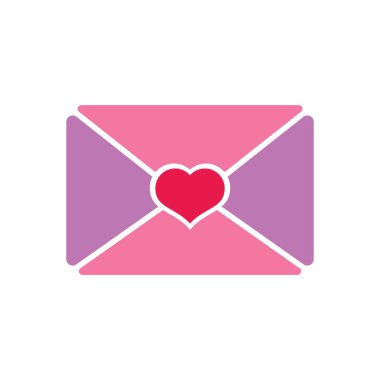 E- posta Logo Vektörü Simge Şablonu İllüstrasyonu