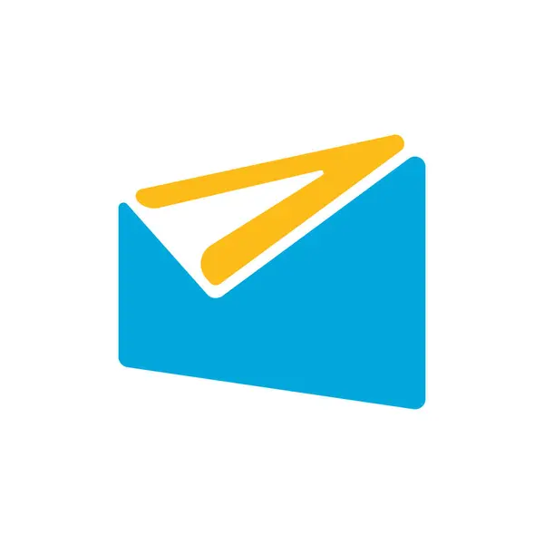 E- posta Logo Vektörü Simge Şablonu İllüstrasyonu