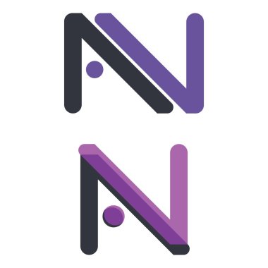 AVN Logo Vektörü Simge Şablonu İllüstrasyonu