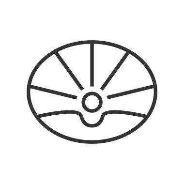 Kabuk Logo Vektörü Simge Şablonu İllüstrasyonu