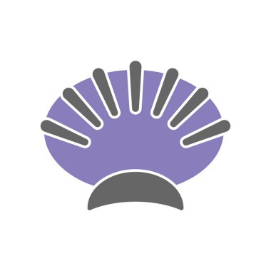 Kabuk Logo Vektörü Simge Şablonu İllüstrasyonu