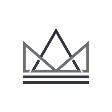 Basit Dağ Logo Vektörü Simge Şablonu İllüstrasyonu