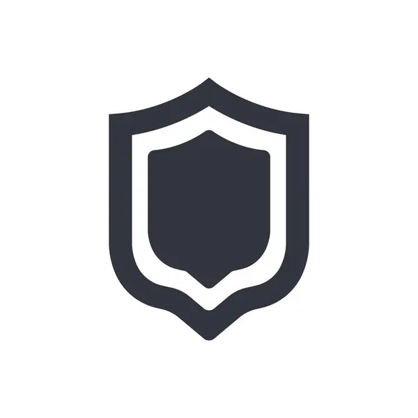 Kalkan Logo Vektörü Simge Şablonu İllüstrasyonu