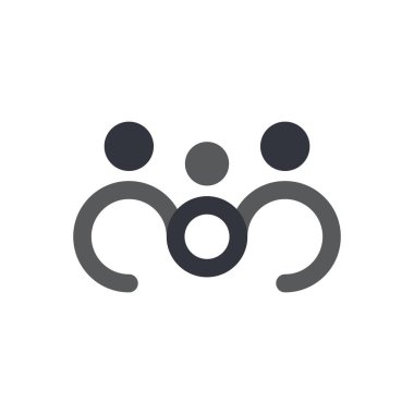 Aile Bakımı Logo Vektörü Simge Şablonu İllüstrasyonu