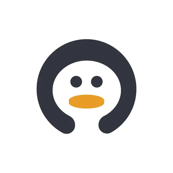 Ördek Logo Vektörü Simge Şablonu İllüstrasyonu