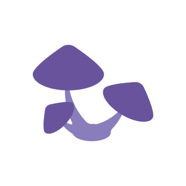 Mantar Logo Vektörü Simge Şablonu İllüstrasyonu