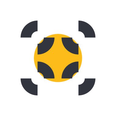 Drone Logo Vektörü Simge Şablonu İllüstrasyonu