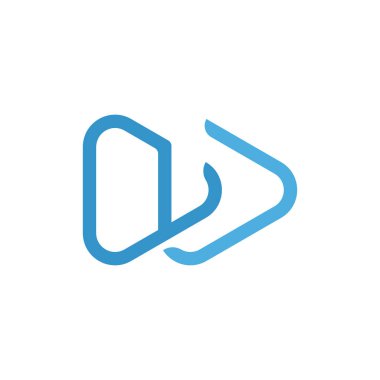 Daha Hızlı Logo Vektörü Simge Şablonu İllüstrasyonu