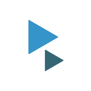 Daha Hızlı Logo Vektörü Simge Şablonu İllüstrasyonu