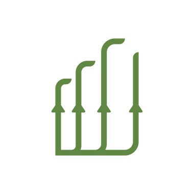 Finans Logosu Vektör Simgesi Şablonu İllüstrasyonu