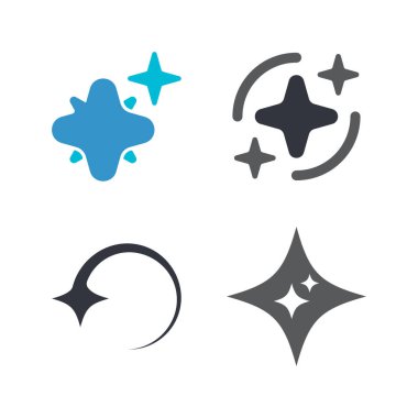 Temizleme Logosu Vektörü Simgesi Şablonu ResmiComment