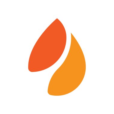 Flame Logo Vektörü Simge Şablonu İllüstrasyonu