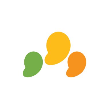 Mango Logo Vektörü Simge Şablonu İllüstrasyonu