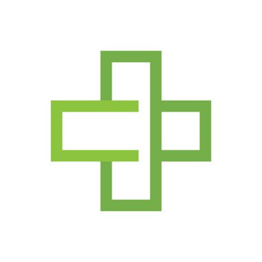 Tıbbi Vektör Simgesi Şablonu İllüstrasyonu