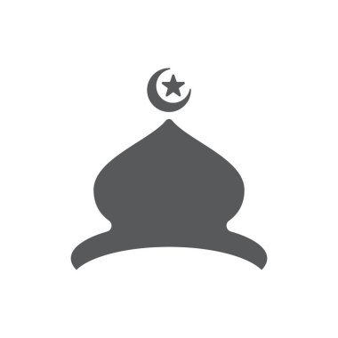 Cami Logo Vektörü Simge Şablonu İllüstrasyonu