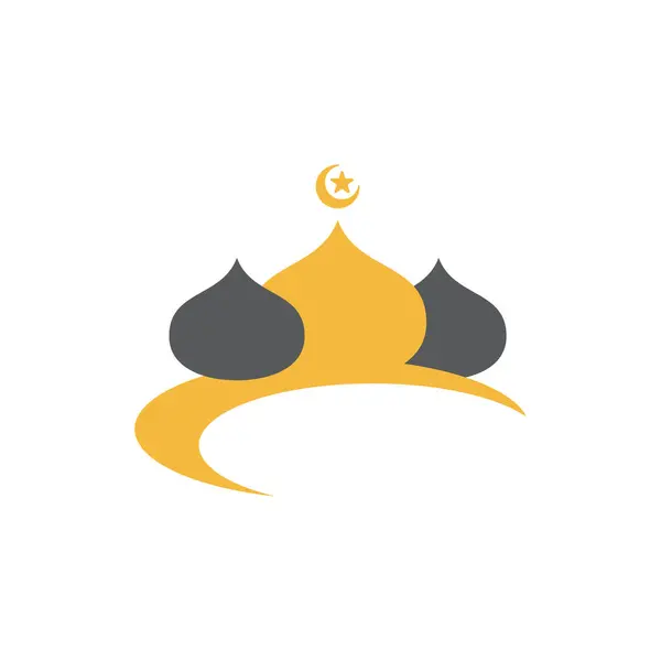 Cami Logo Vektörü Simge Şablonu İllüstrasyonu