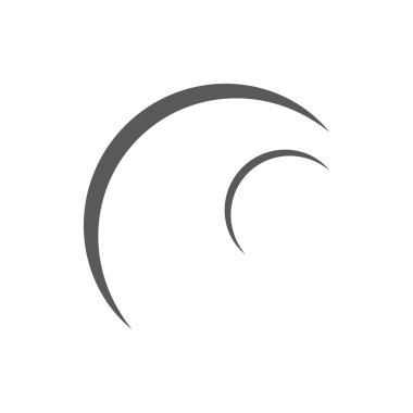 Gezegen Logo Vektörü Simge Şablonu İllüstrasyonu