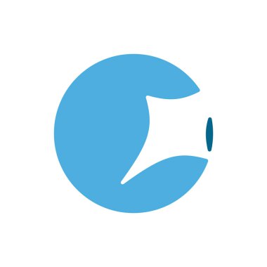 İşaret Logosu Vektör Şablonu İllüstrasyon, Ay, Dünya, Kara Delik