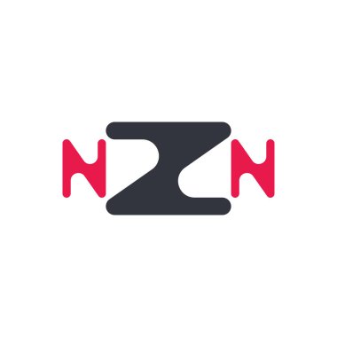 NZN Logo Vektörü Simge Şablonu İllüstrasyonu