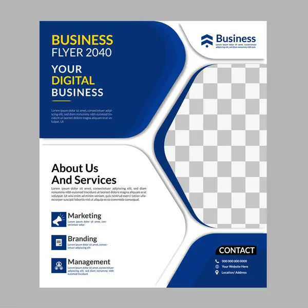 Dijital iş ilanı tasarım şablonu.