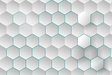 soyut 3d fütürist mavi ve beyaz arkaplan.