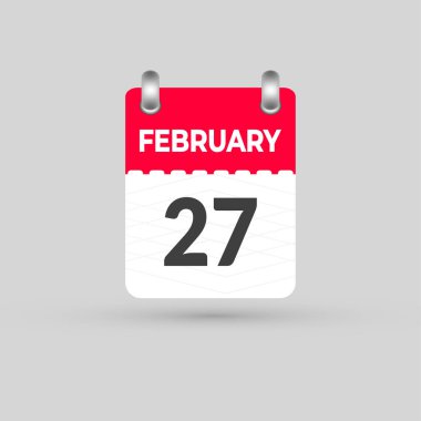 Şubat 27 Takvim Tarihi Ay simgesi