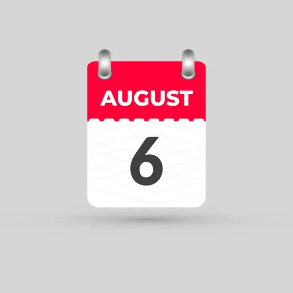 6 Ağustos takvimi Tarih Ay simgesi