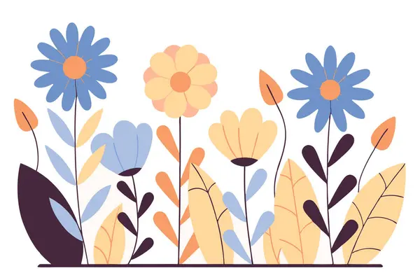 çiçek süsleme bitki bahçesi ikonu vektör illüstrasyon tasarımı