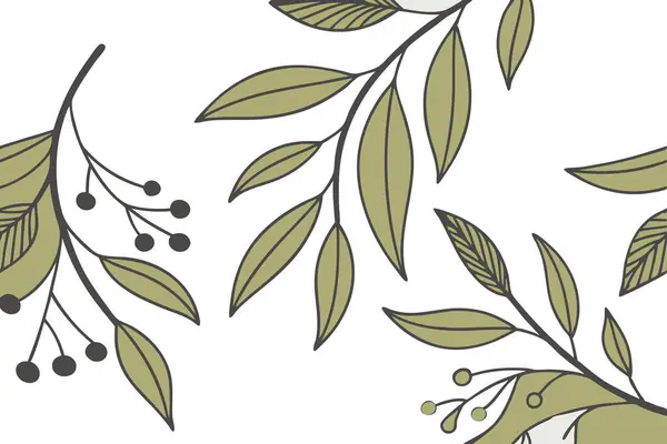 Elle çizilmiş bırakır, vektör çizim.