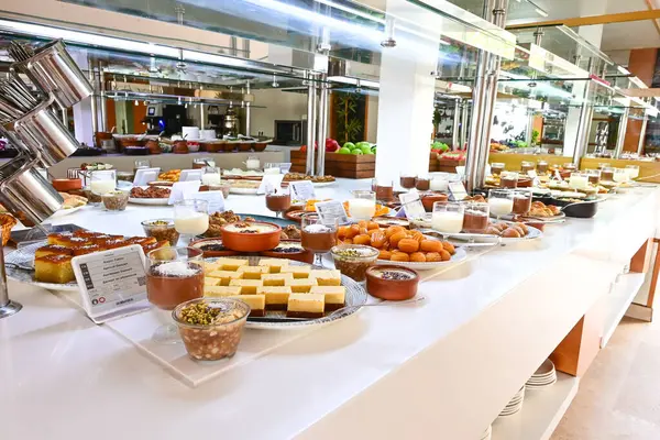 Oteldeki yemek restoranı.