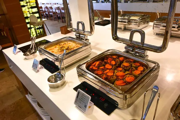 Yakın - lezzetli yiyeceklerin görünümü