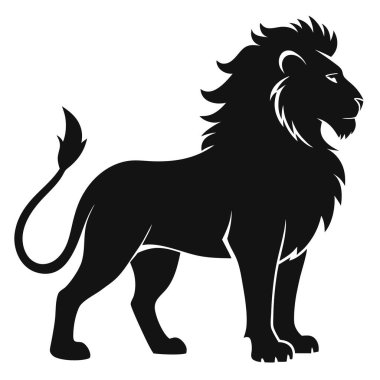 Lion animal vector silhouette art illustration clipart