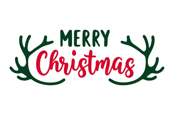 Mutlu Noel el yazısı vektör sanat çizimleri