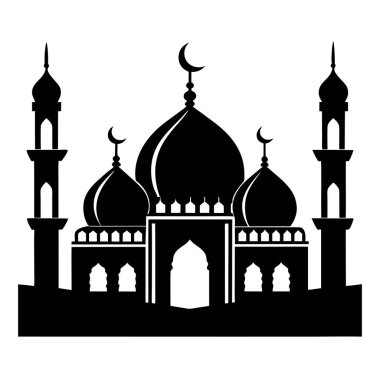 Cami vektör silueti sanat çizimi