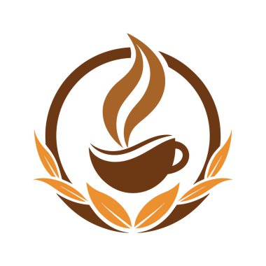 Creative Coffee logo vektör sanat çizimi