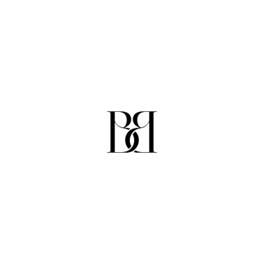 BB logo Giyim logosu lüks moda monogramı ve minimalist iş