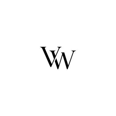 vektör VW giyim logosu