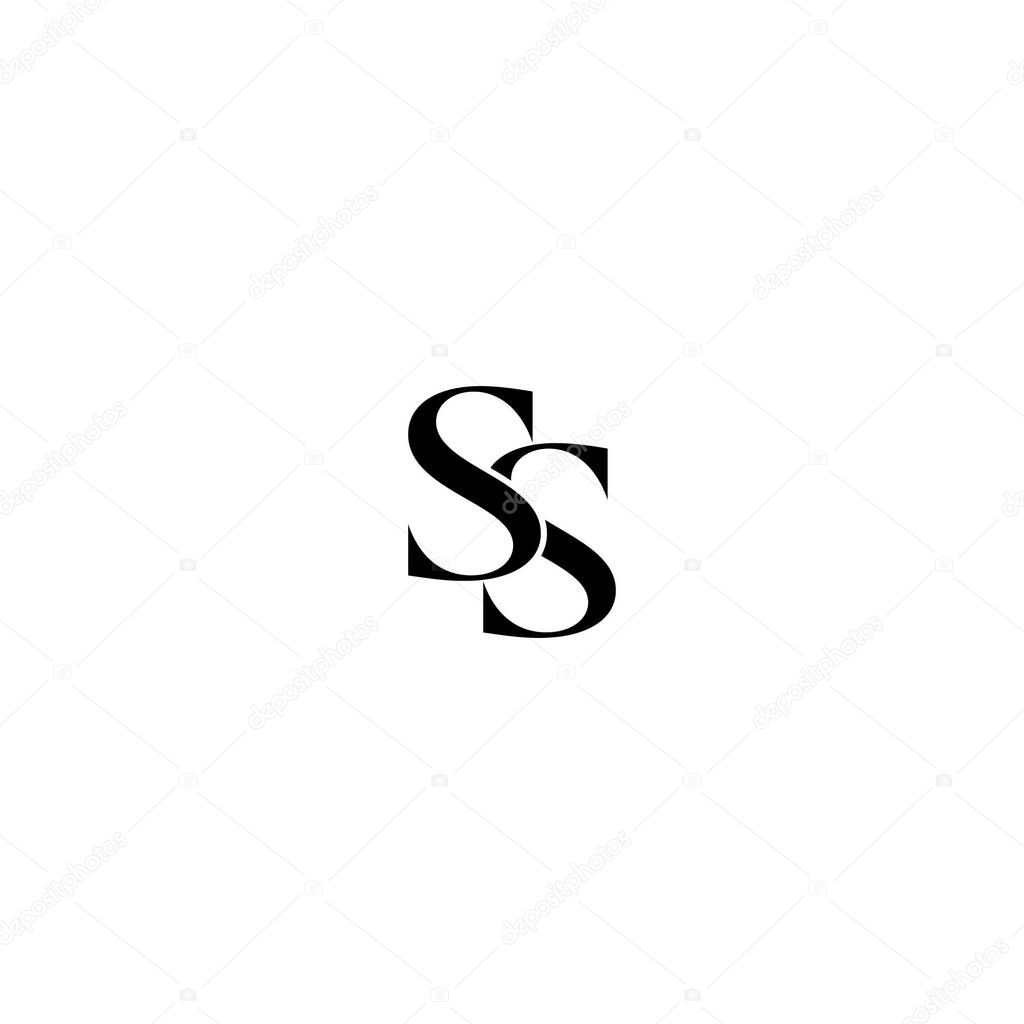 Vector SS clothing logo