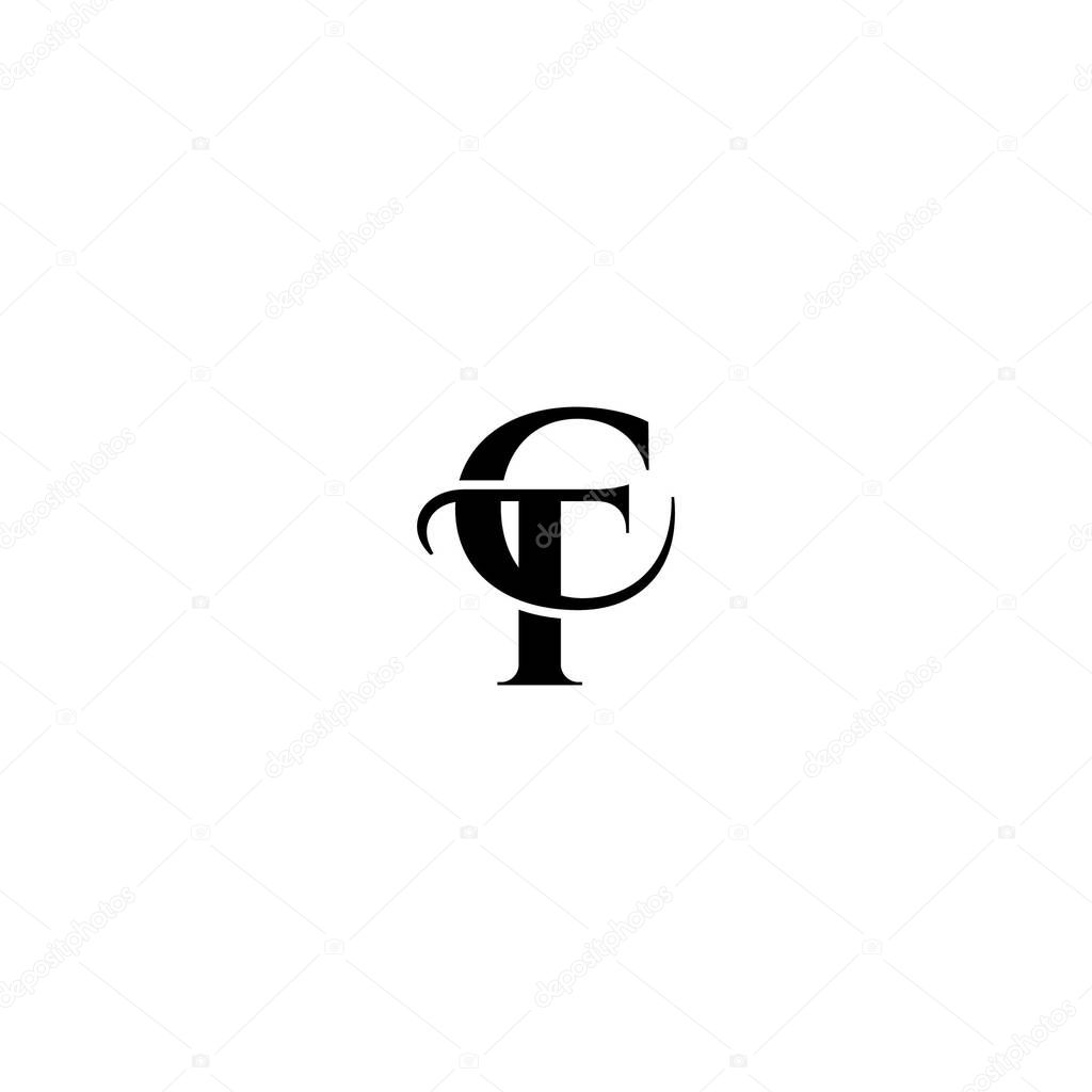 Vector CT, TC clothing logo