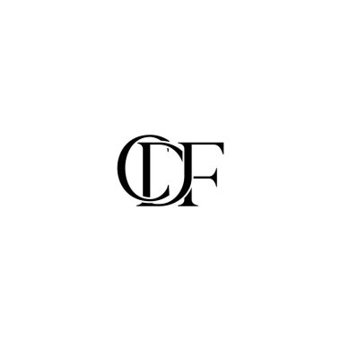 Vektör CDF giyim logosu