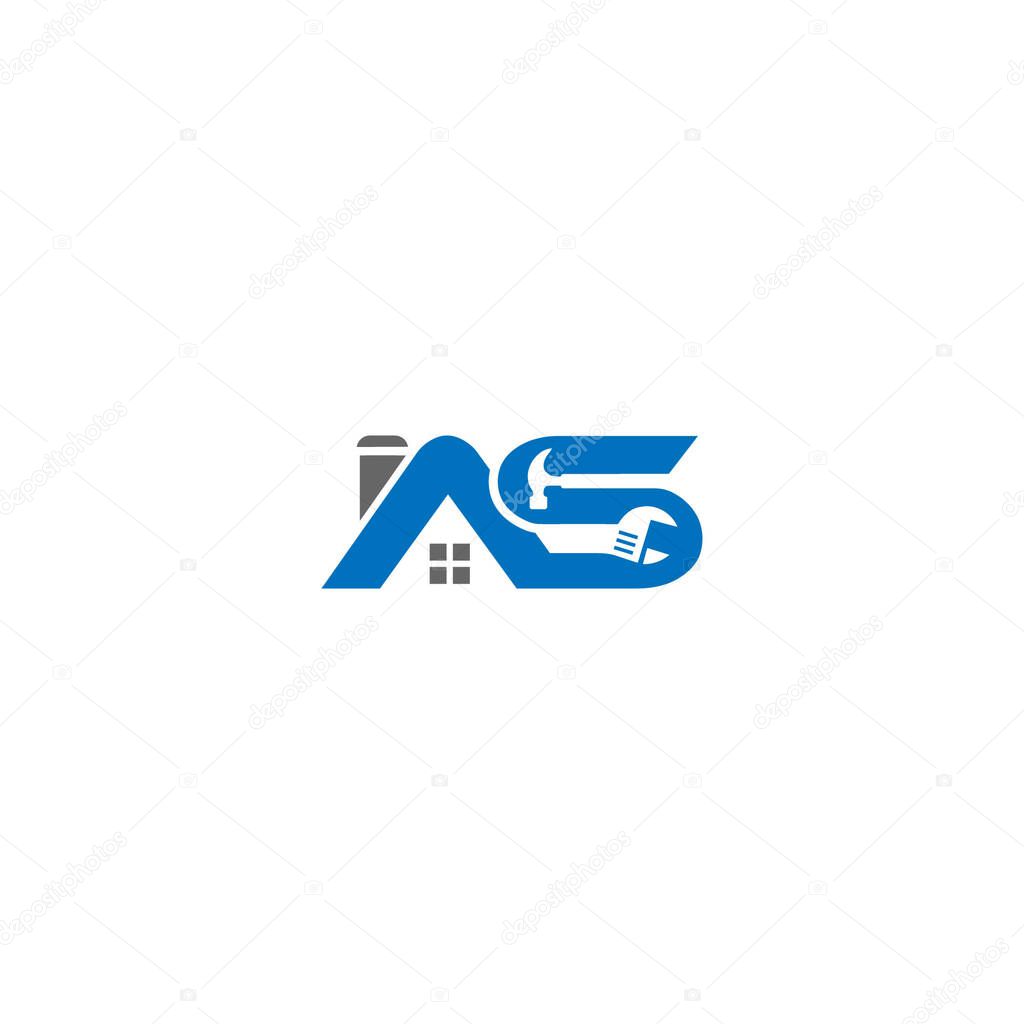 Vector AS construction logo