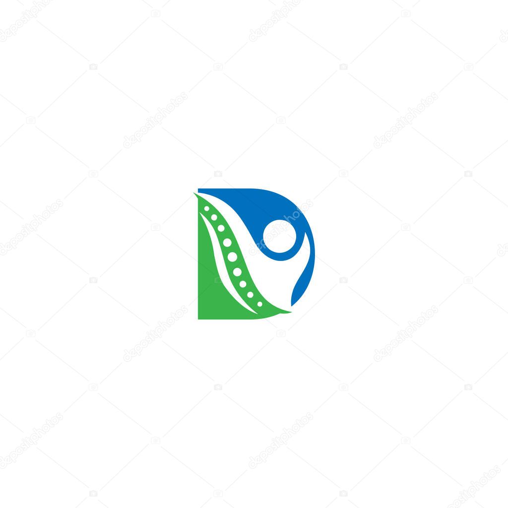 Vector D health logo
