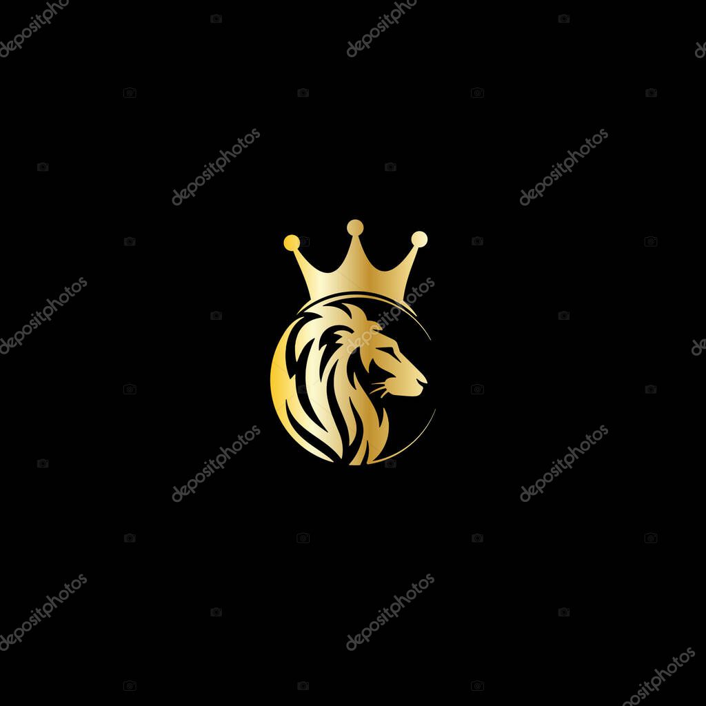 Vector Lion king logo