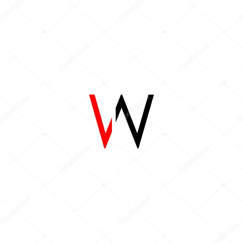 Vector LW, WL logo