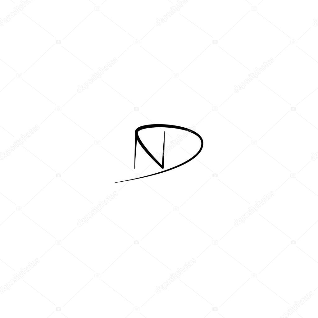 Vector DN fashion logo