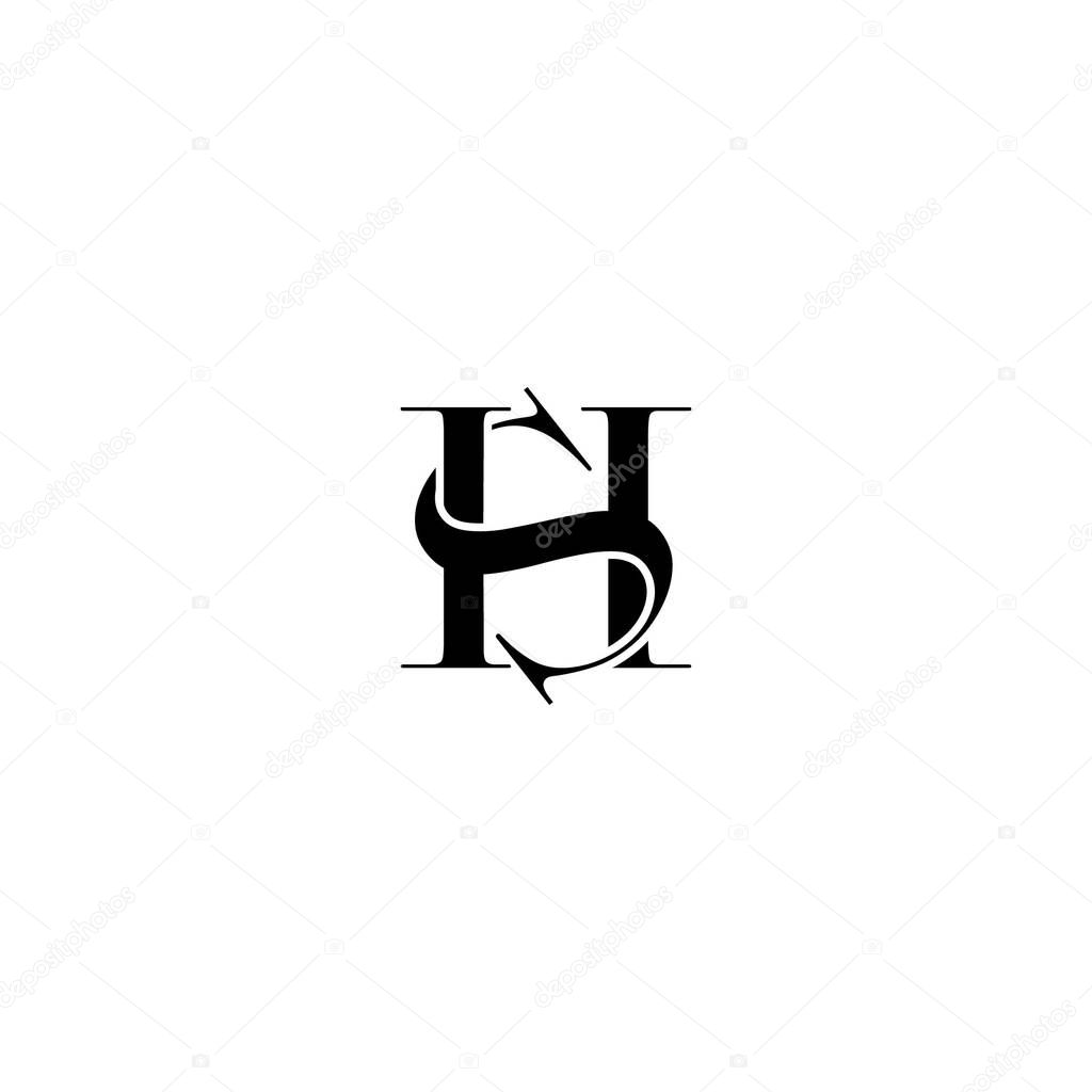 Vector HS, SH logo