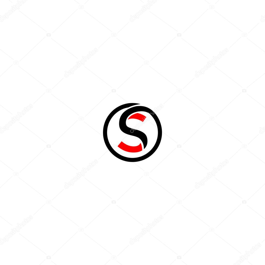 Vector S letter logo